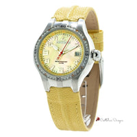 Yellow Leather Watch