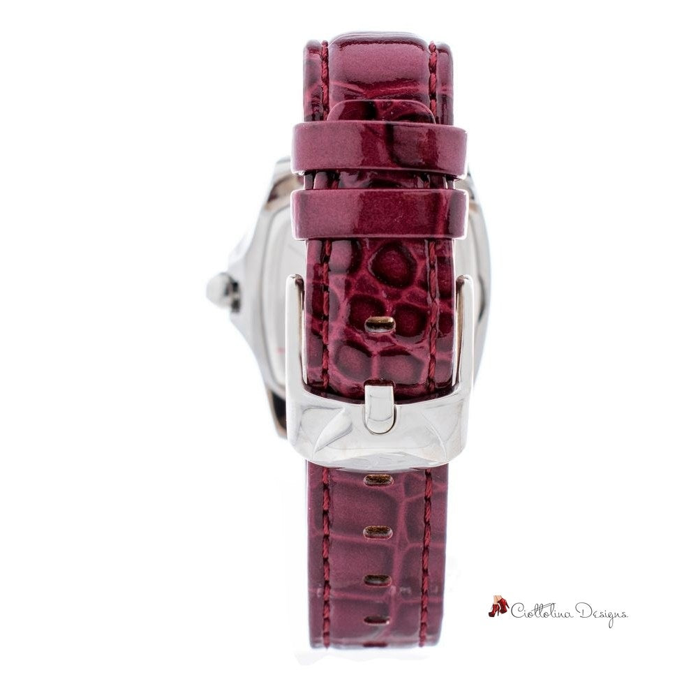 Red Leather Watch