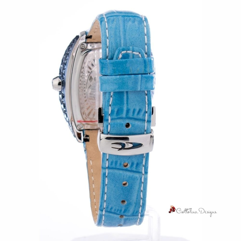 Blue Leather Watch