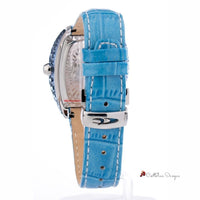 Blue Leather Watch