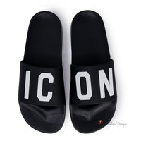 Black Rubber Sandal