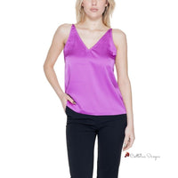 Pink Polyester Tops & T-Shirt