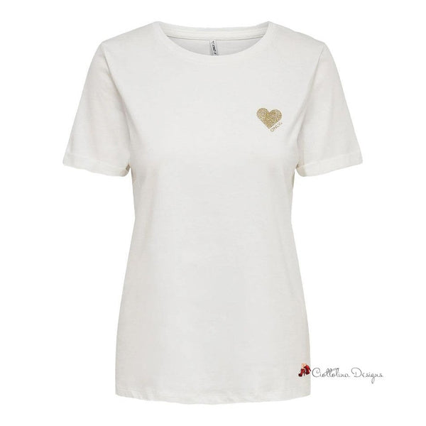 White Cotton Tops & T-Shirt