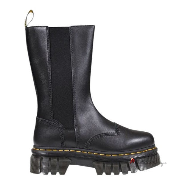 Black Leather Boot