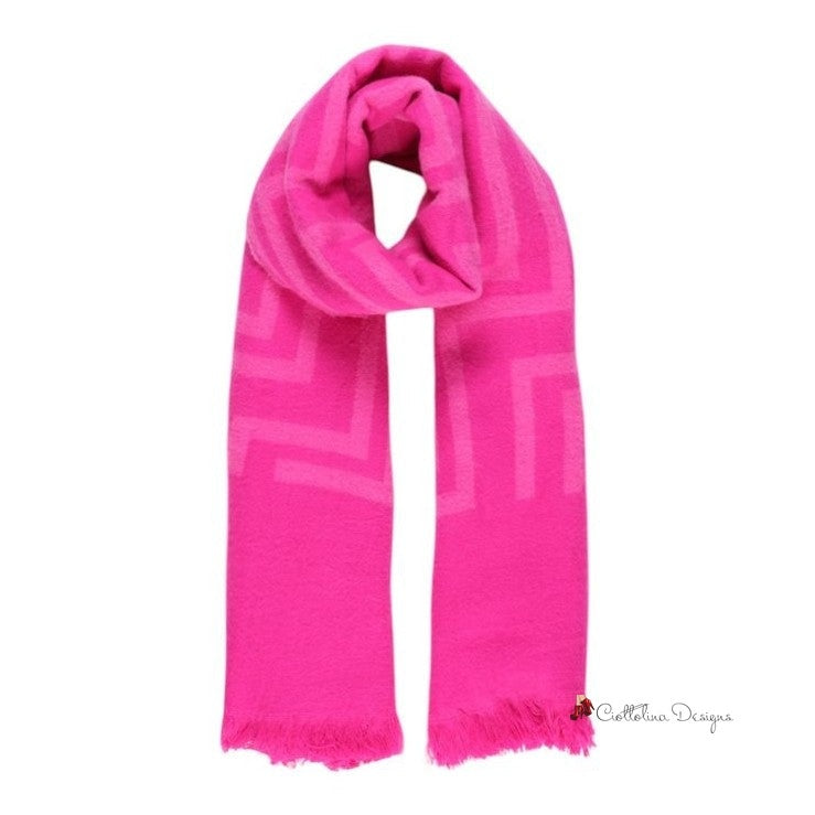 Pink Acrylic Scarf