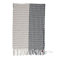 Gray Recycled Polyester Scarf