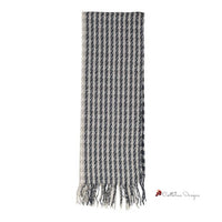 Gray Recycled Polyester Scarf