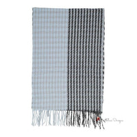 Blue Recycled Polyester Scarf