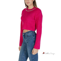 Pink Recycled Polyester Sweater