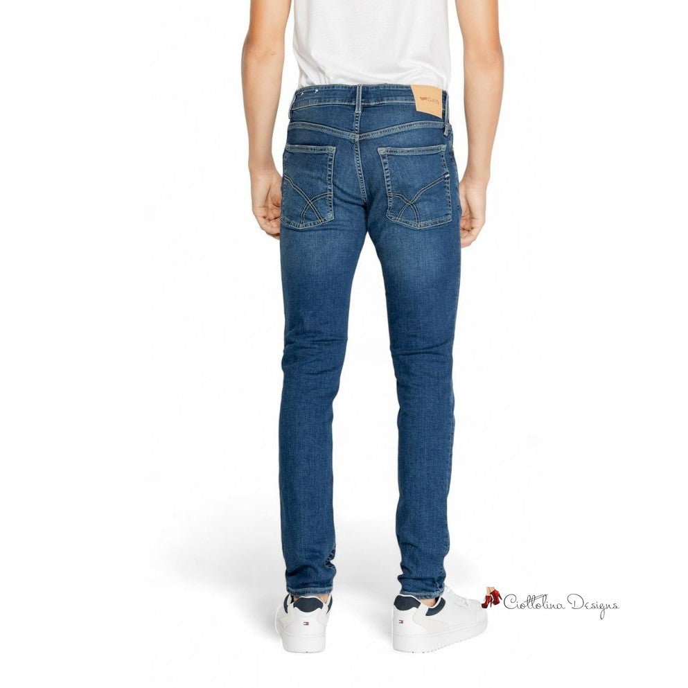 Blue Cotton Jeans & Pant