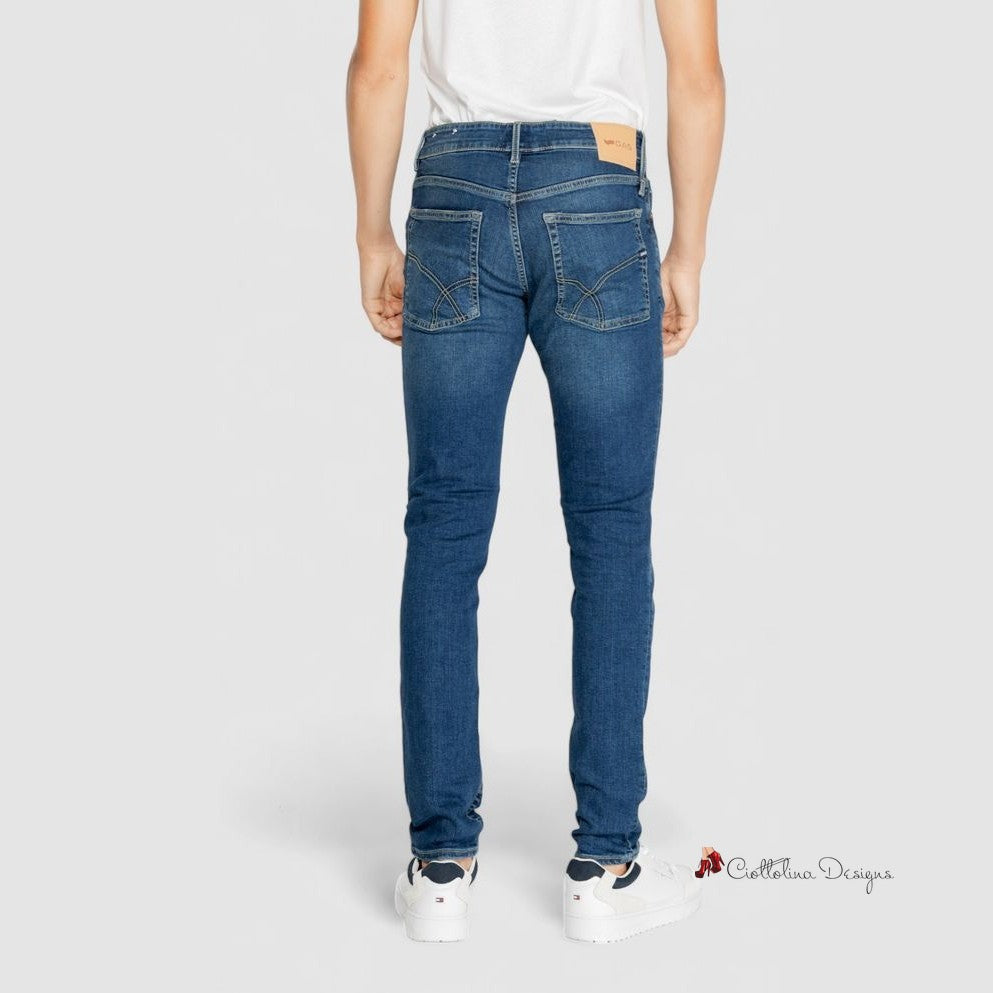 Blue Cotton Jeans & Pant