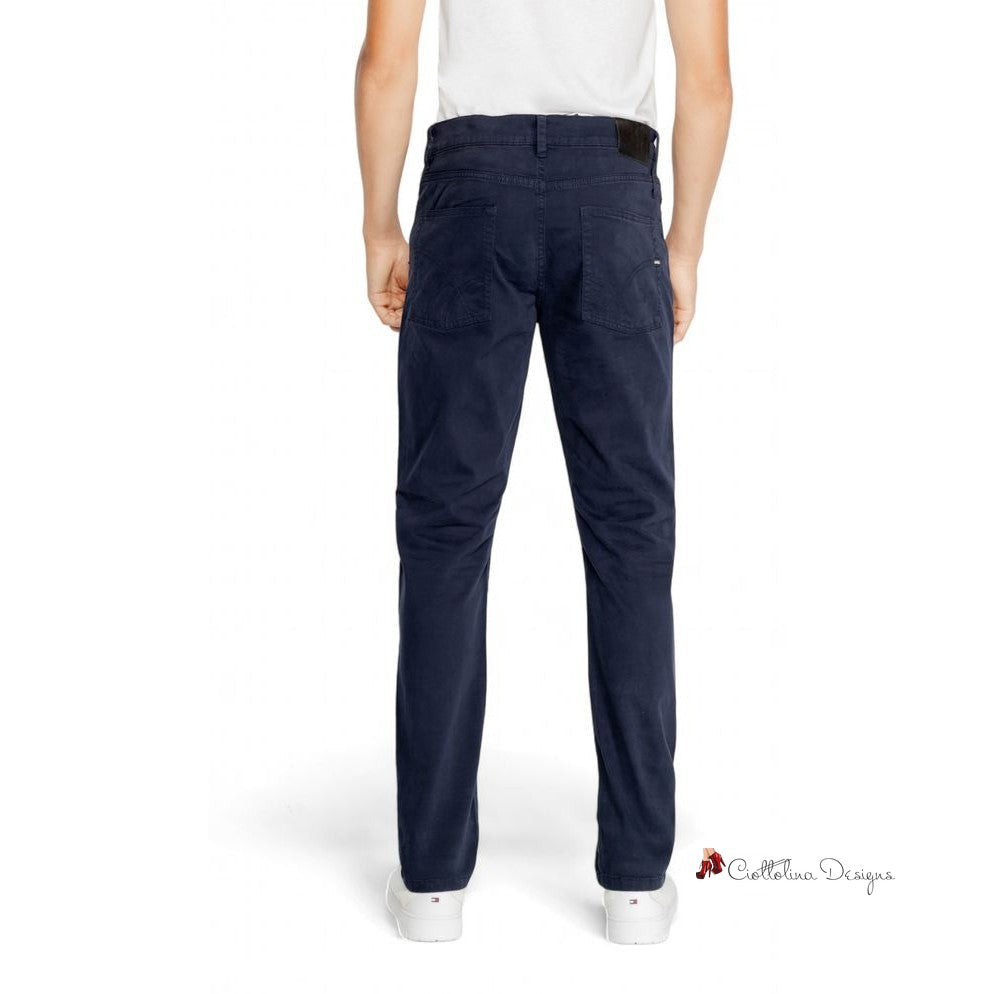 Blue Cotton Jeans & Pant