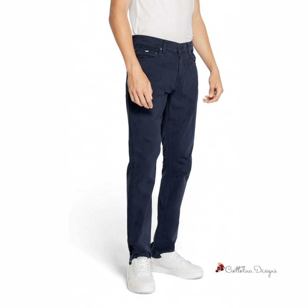 Blue Cotton Jeans & Pant