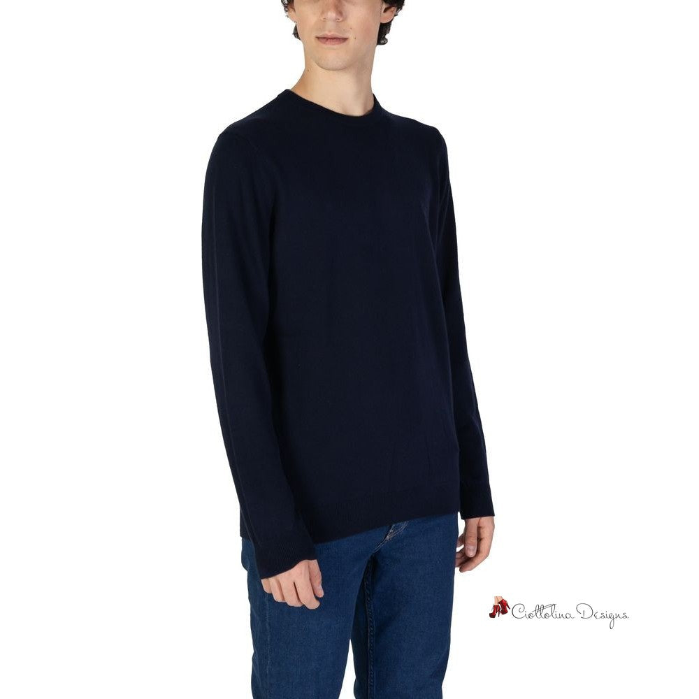 Blue Cotton Sweater