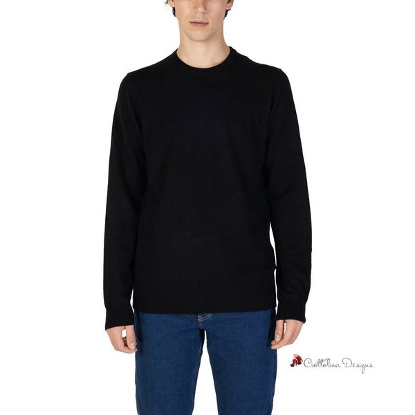 Black Cotton Sweater