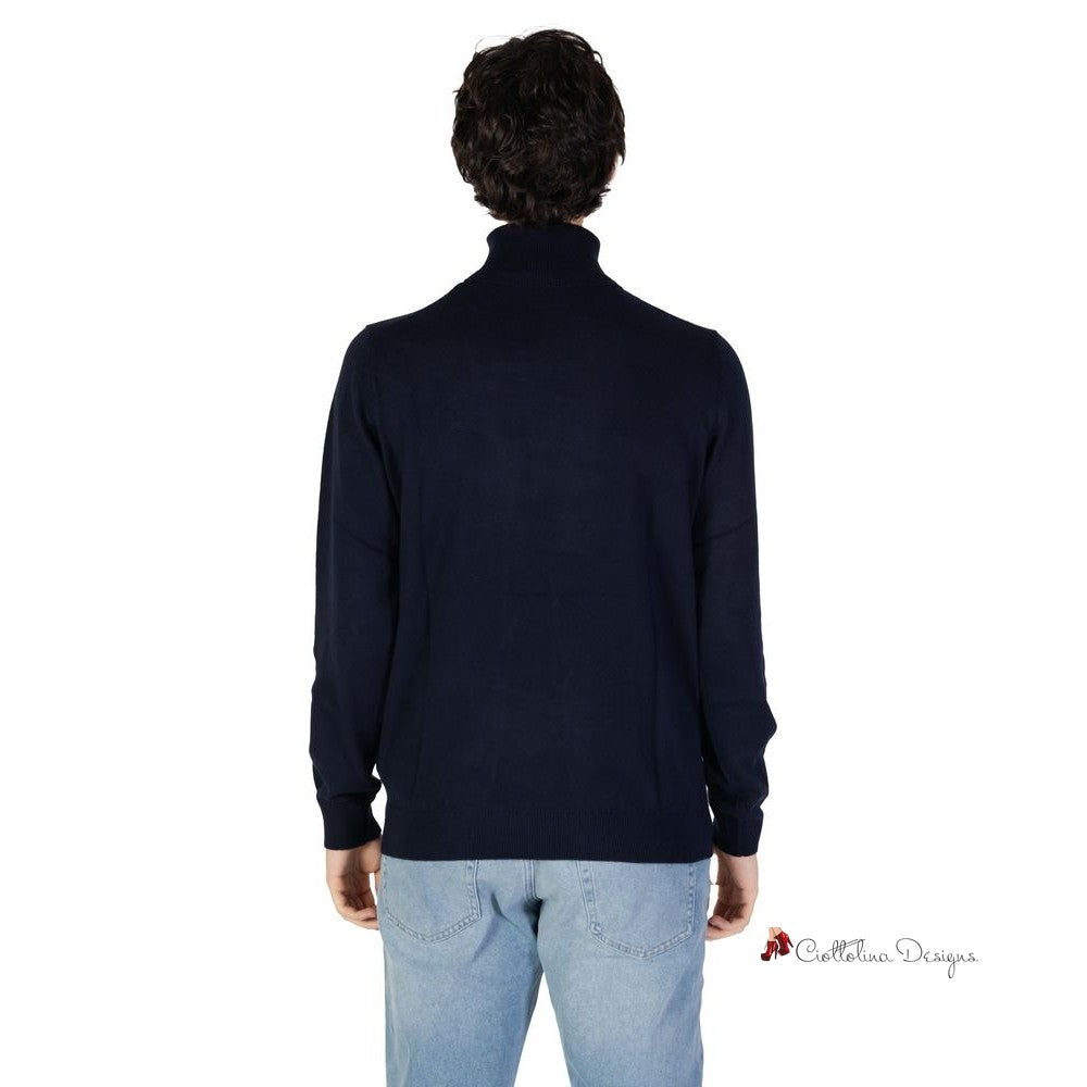 Blue Cotton Sweater