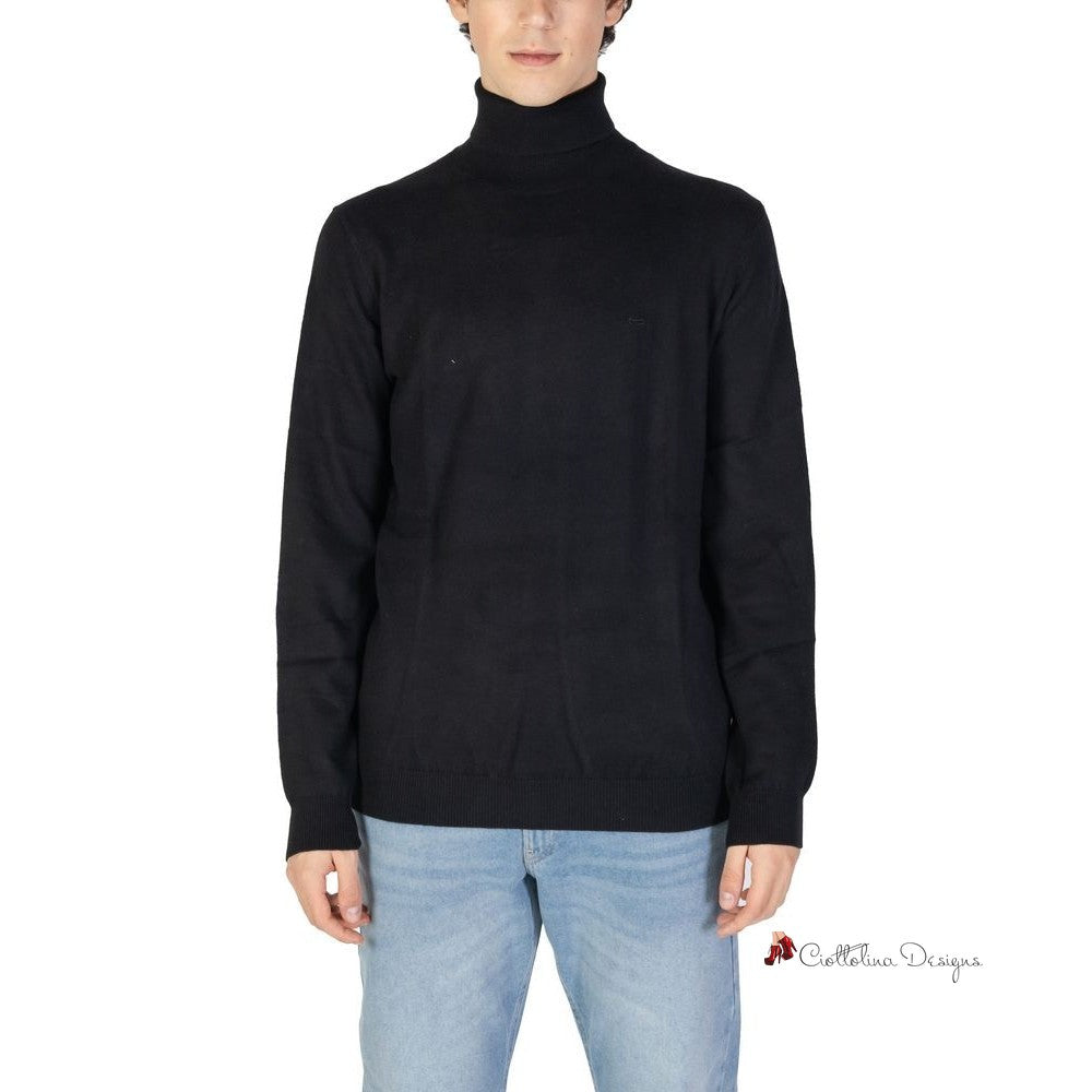 Black Cotton Sweater