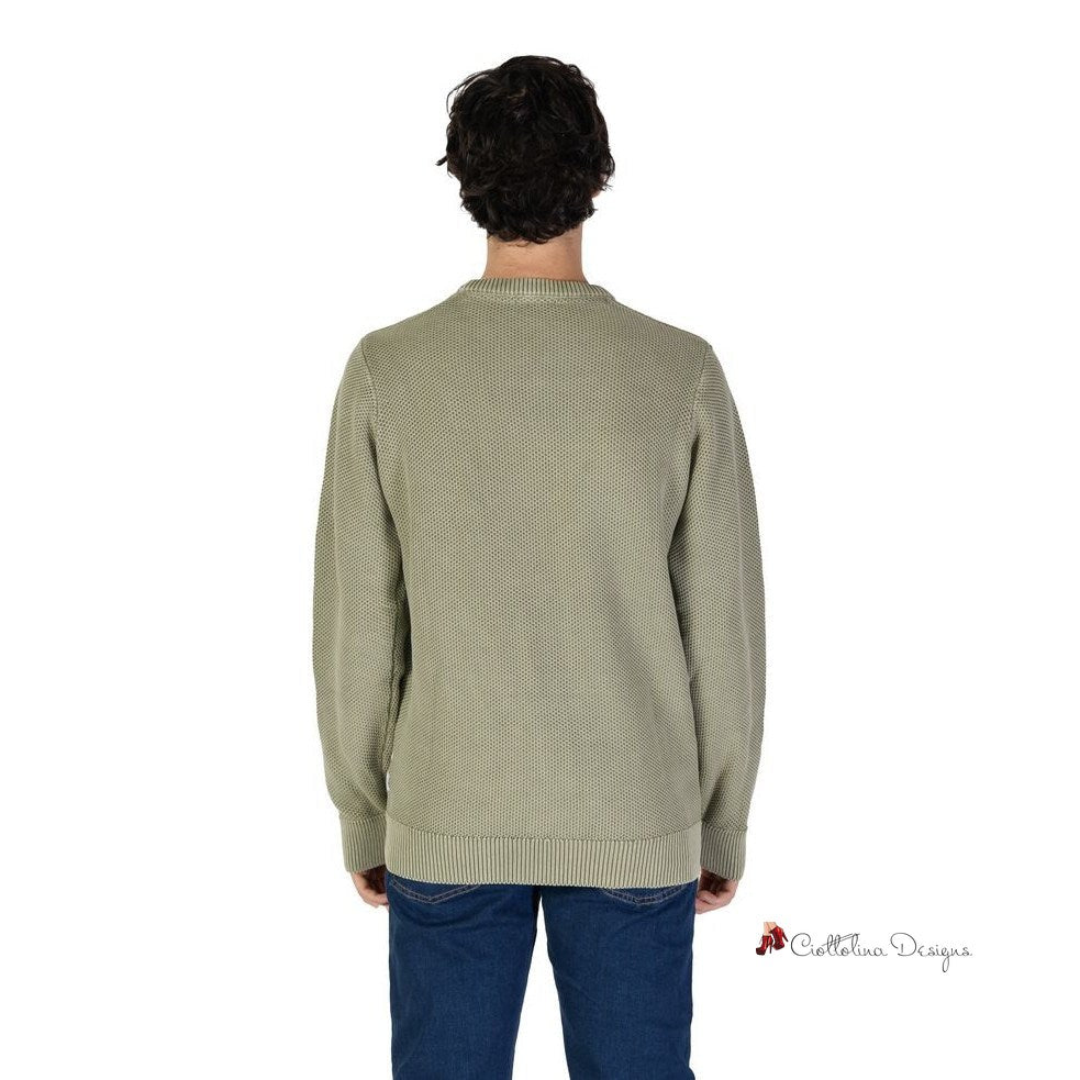 Green Cotton Sweater