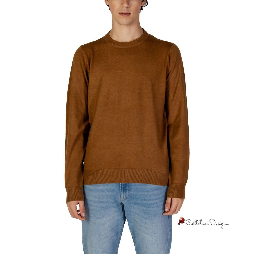 Brown Acrylic Sweater