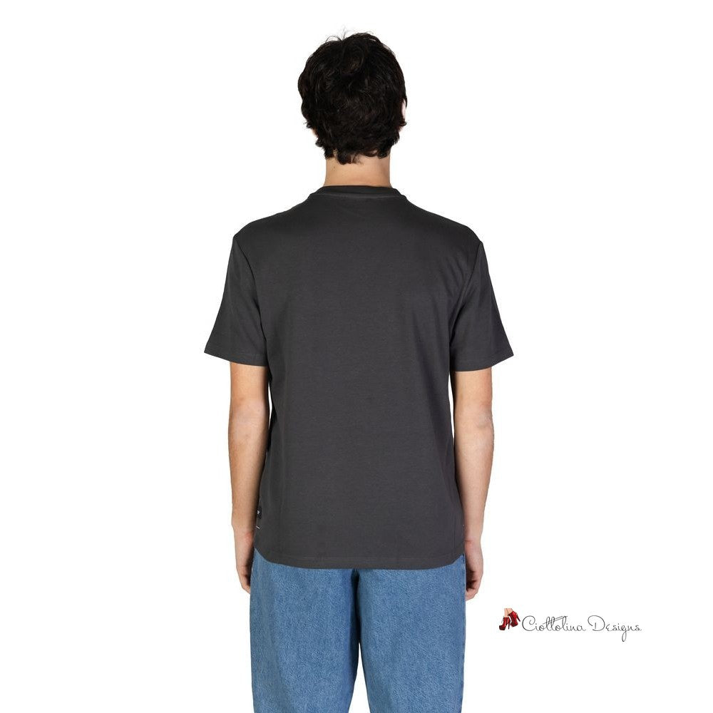 Gray Polyester T-Shirt