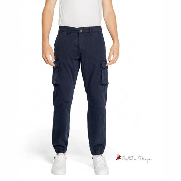 Blue Cotton Jeans & Pant