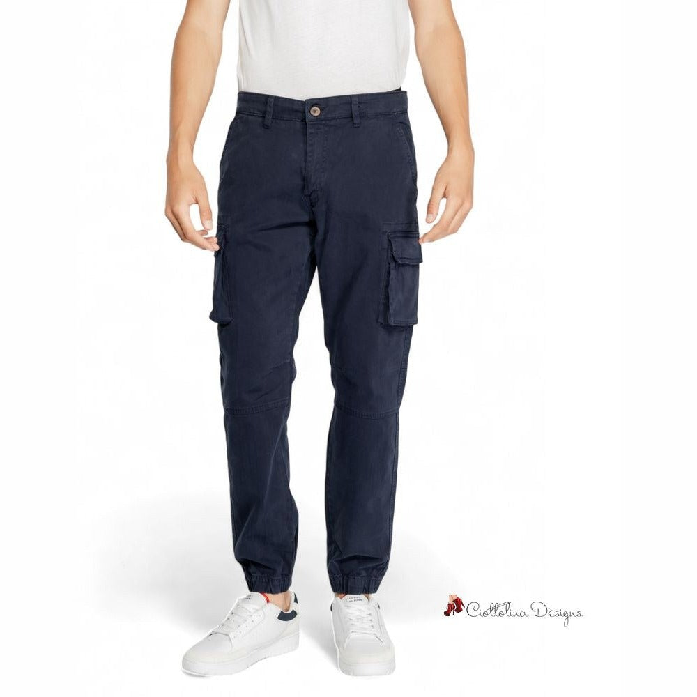 Blue Cotton Jeans & Pant