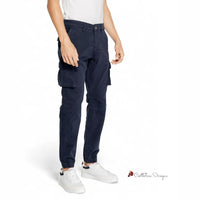 Blue Cotton Jeans & Pant