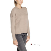 Beige Acrylic Sweater