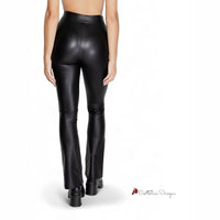 Black Polyester Jeans & Pant