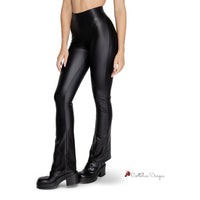 Black Polyester Jeans & Pant