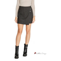 Gray Recycled Polyester Skirt