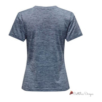 Blue Recycled Polyester Tops & T-Shirt