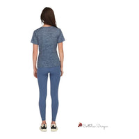 Blue Recycled Polyester Tops & T-Shirt