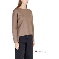 Gray Viscose Tops & T-Shirt