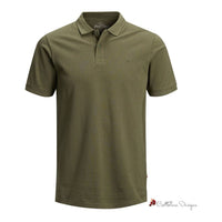 Green Cotton Polo Shirt