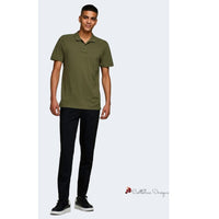 Green Cotton Polo Shirt