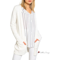 White Viscose Cardigan