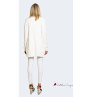 White Viscose Cardigan