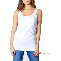 White Cotton Tops & T-Shirt