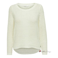 White Polyester Sweater