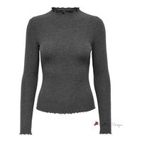 Gray Polyester Sweater