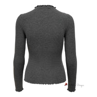 Gray Polyester Sweater