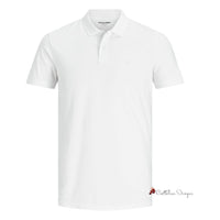 White Cotton Polo Shirt