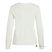 White Viscose Sweater