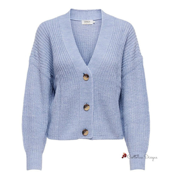 Blue Acrylic Cardigan