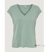 Green Tencel Tops & T-Shirt