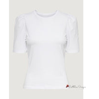 White Cotton Tops & T-Shirt