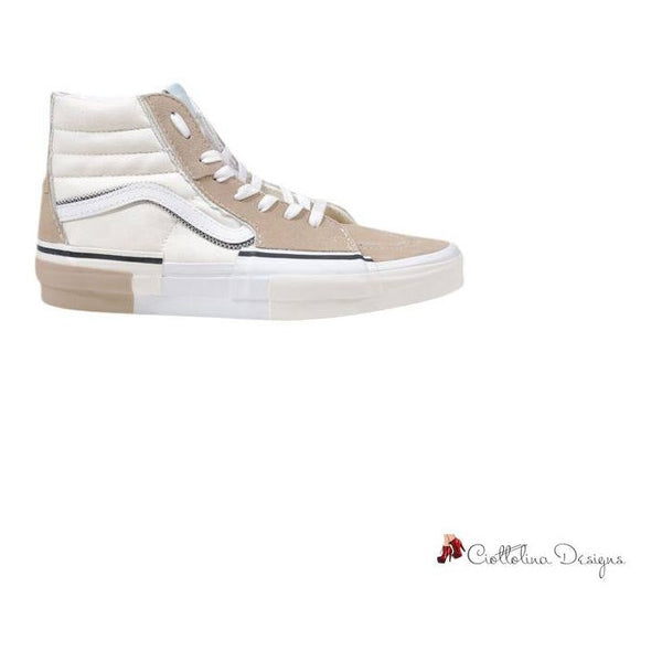 Beige Leather Sneaker