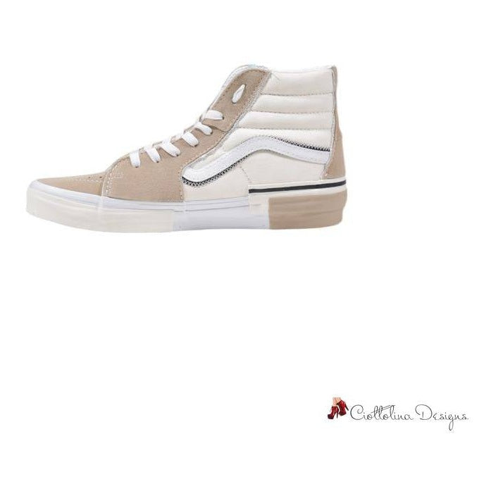 Beige Leather Sneaker