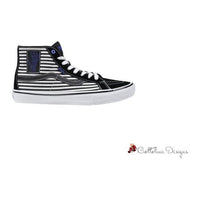 Black And White Leather Sneaker